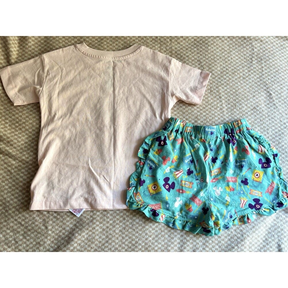NWOT Walt Disney World Play In The Park Mickey & Friends Toddler Girl Set Ruffle - Picture 10 of 11